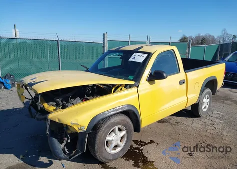 1999 Dodge Dakota Slt/Sport из США, поврежденный, VIN 1B7FL26X2XS276244